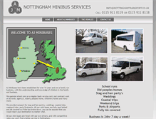Tablet Screenshot of nottinghamtransport.co.uk
